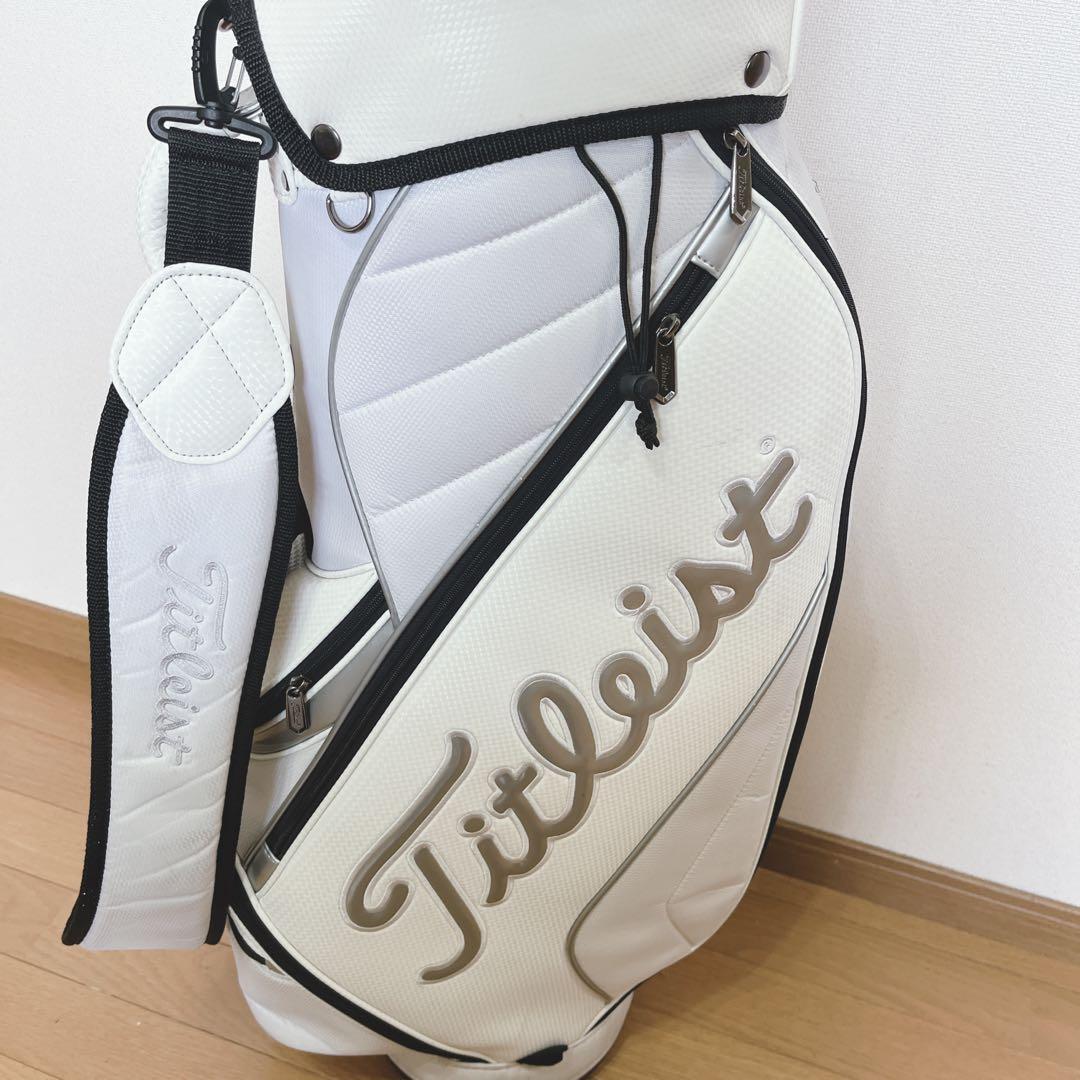K263 Titleist タイトリスト ホワイト キャディバッグ