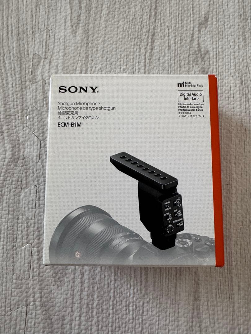 【美品】SONY ECM-B1M ショットガンマイクロホン