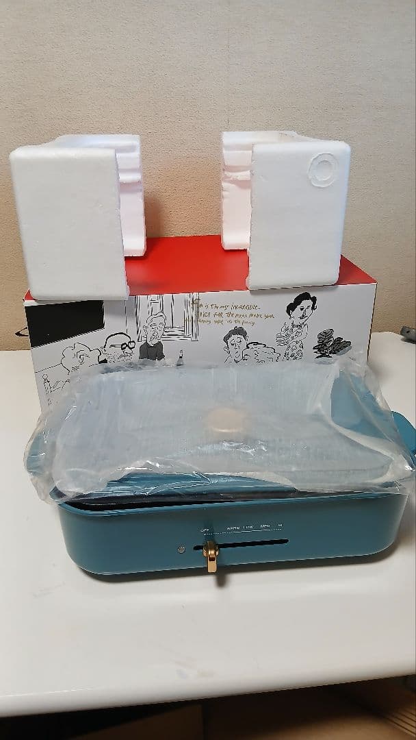 未使用品保管品　BRUNO COMPACT HOT PLATE