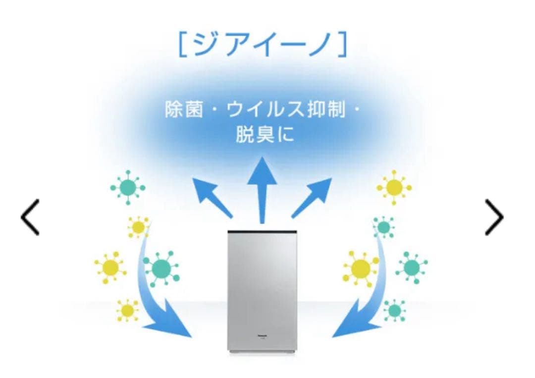 b*a様 【Panasonicパナソニック】次亜塩素酸 空間除菌脱臭機 ジアイー