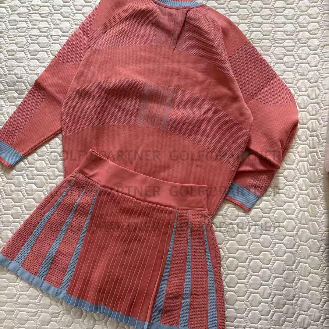 XL新品定価41800円/アディダスゴルフ/レディース/セーター&スカート