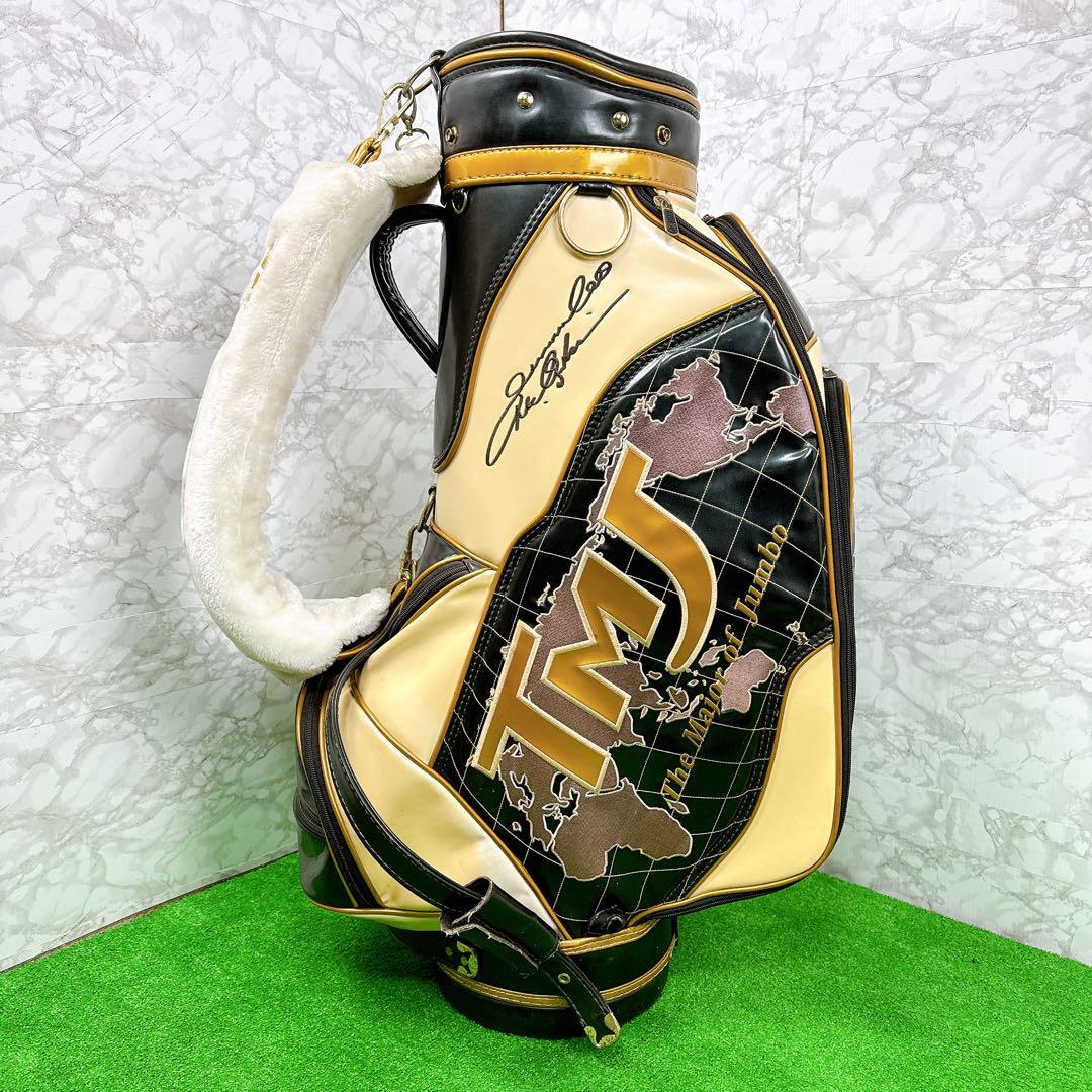 【希少】 ジャンボ尾崎 TMJ ツアー プロモデル キャディバッグ ゴルフ