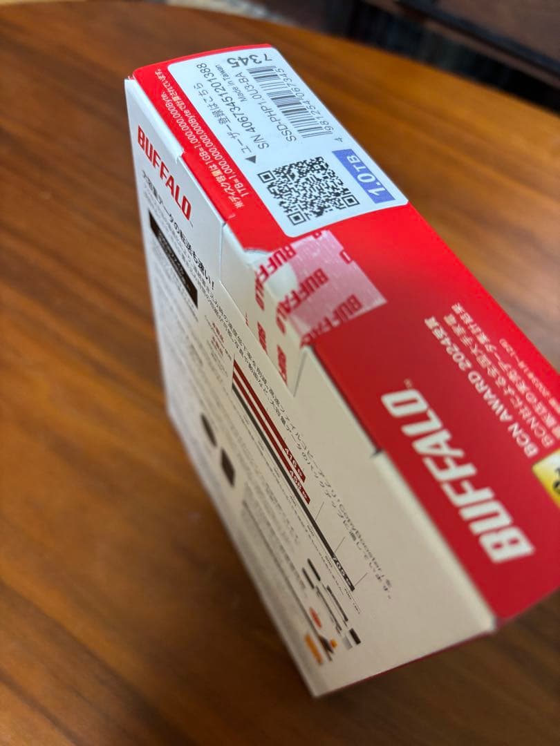 新品未開封　BUFFALO SSD-PH1.0U3-BA 1TB