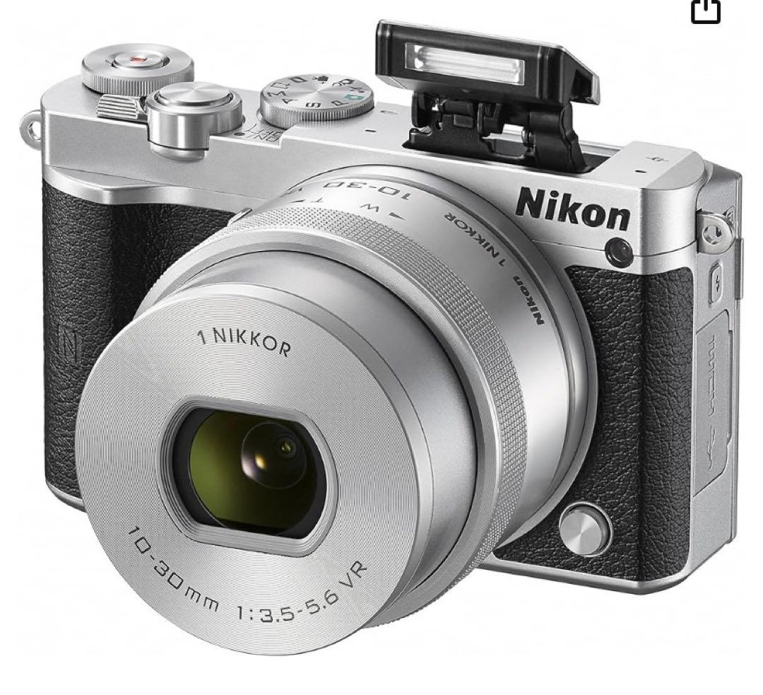 Nikon1 J5 ミラーレス ダブルレンズキット /シルバー J5WLKSL