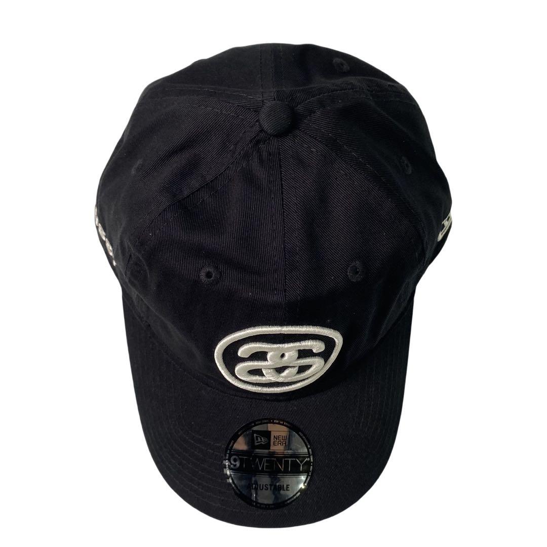 stussy 黒 ベースボールキャップ