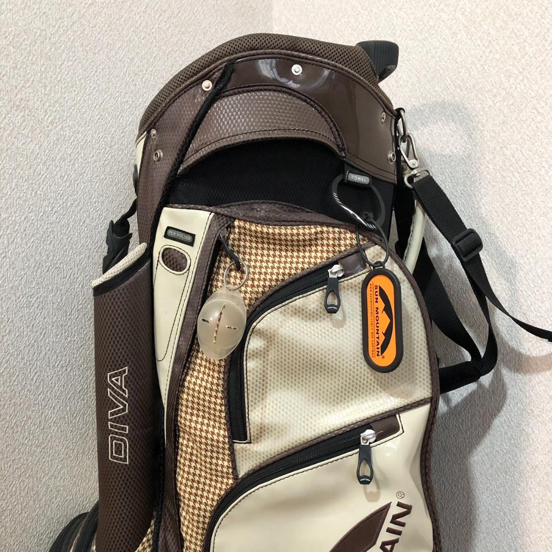 希少 SUN MOUNTAIN ゴルフ キャディバッグ サンマウンテン 14分割