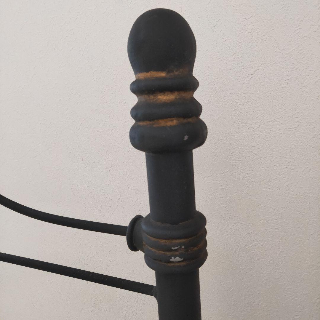 ヨーロッパ鋳物セミダブルベットヘッドフレームＡ　フランスアンティーク　イギリス