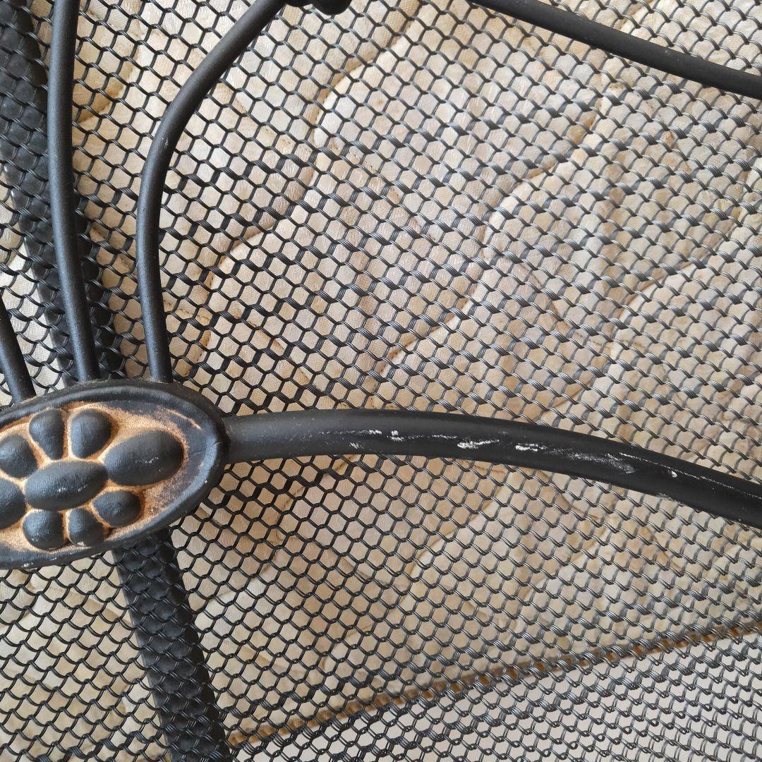 ヨーロッパ鋳物セミダブルベットヘッドフレームＡ　フランスアンティーク　イギリス