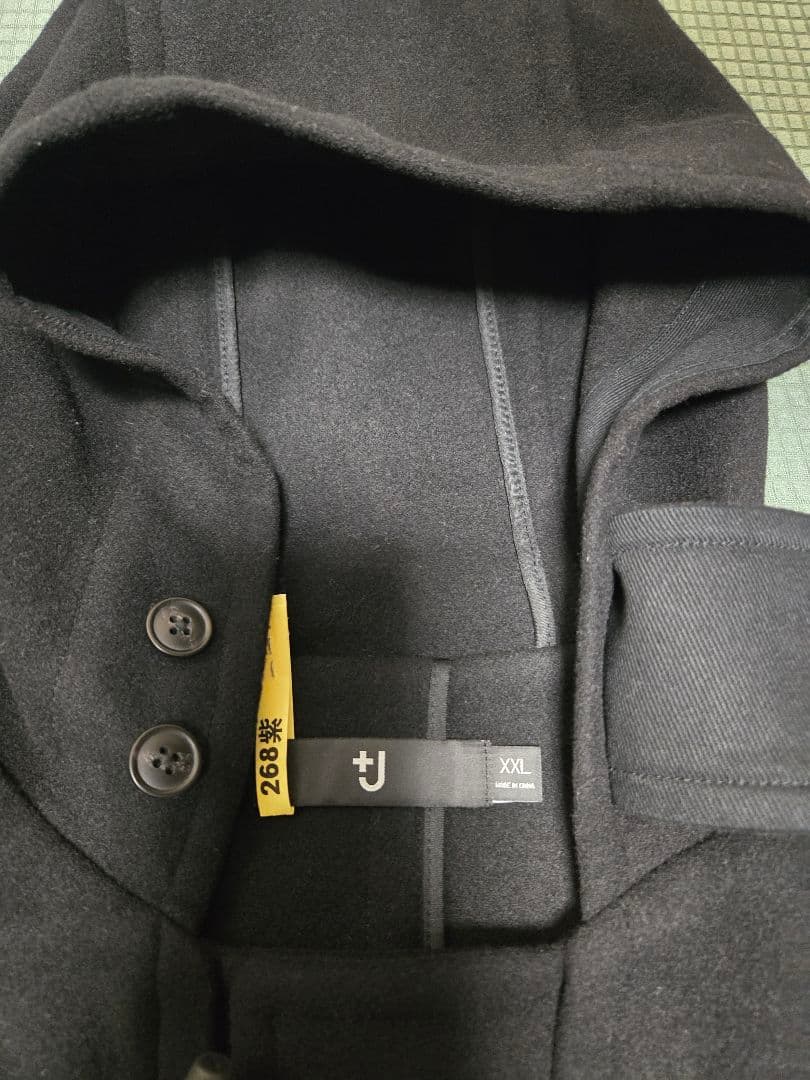 ユニクロジル・サンダー　+J　黒 ダッフルコート XXL　2日間限定値下げ