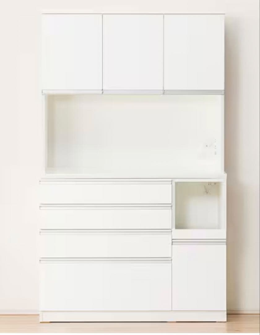 ニトリ食器棚( レジューム120-2TF-H WH/120-2QH-R WH）