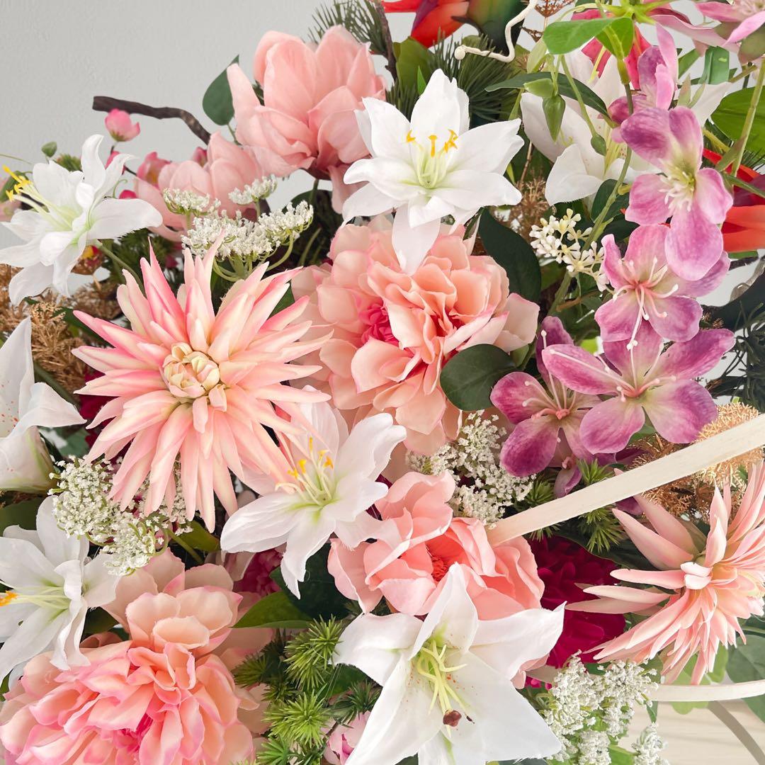 【特大 和モダンアレンジメント】光触媒加工／正月飾り 開店祝い・エントランス装飾