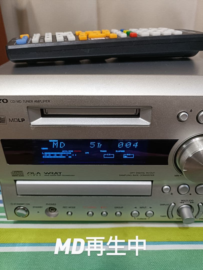 ONKYO FR-X7A CD,MD,FM/AM　整備済　完動品　リモコン付