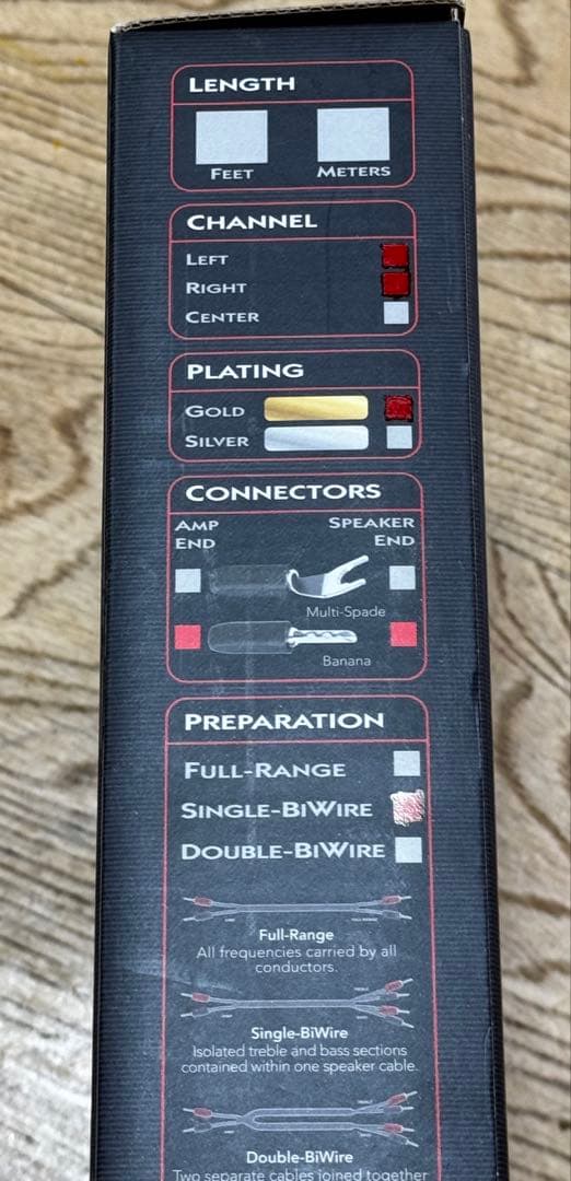 audioquest ROCKET11 スピーカーケーブル