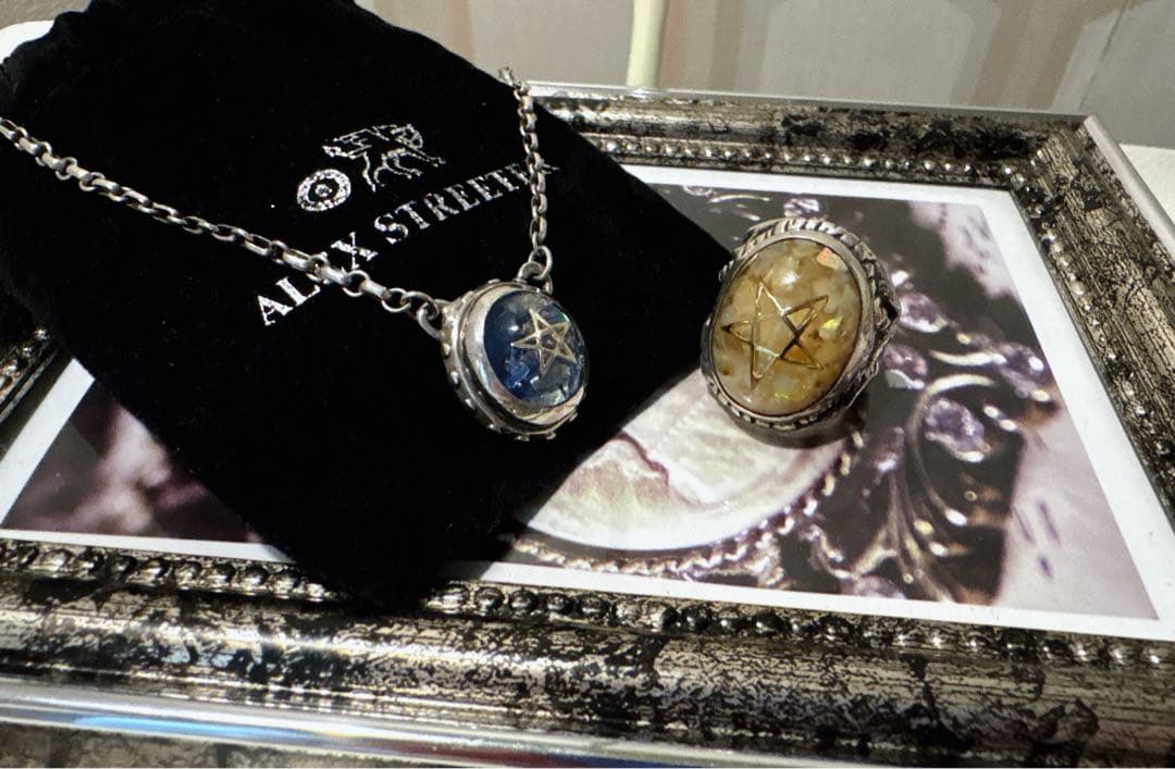 美品 アレックスストリーター クラックベイビーエンジェルハート ペンダント