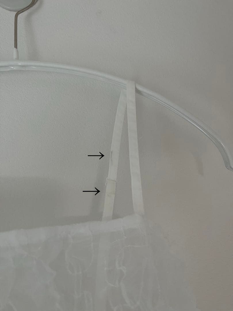 【美品】rosymonster オーガンジートップス　ホワイト