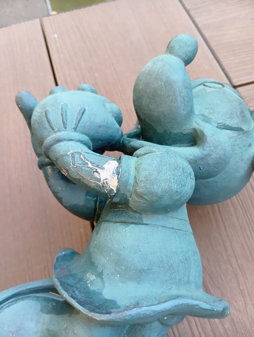 ミッキー ミニー ガーデンスタチュー