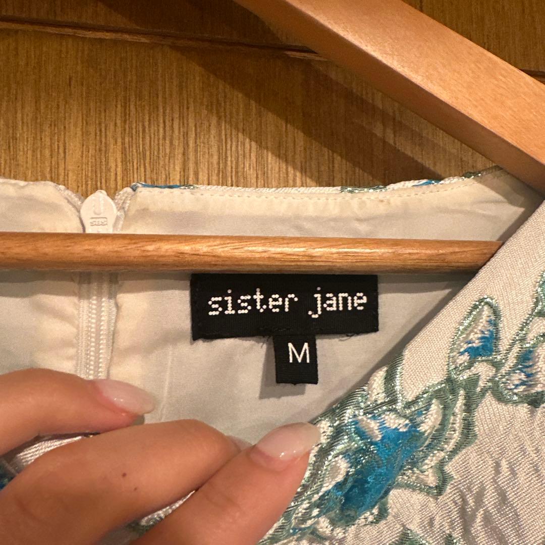 Sister Jane シスタージェーン　花柄 ジャガード ミニワンピース