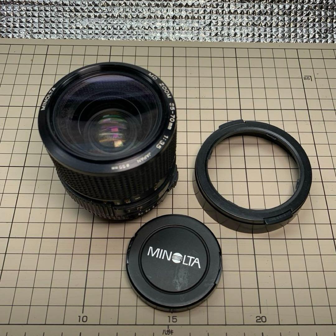 フィルムカメラ minolta XG-Sレンズ2個セット各種取説付属！