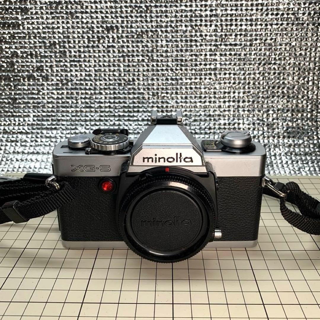 フィルムカメラ minolta XG-Sレンズ2個セット各種取説付属！