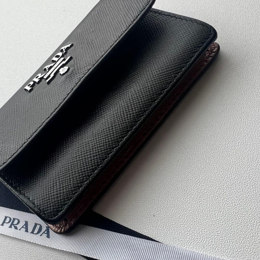 138 極上美品 PRADA プラダ カードケース 名刺入れ 財布