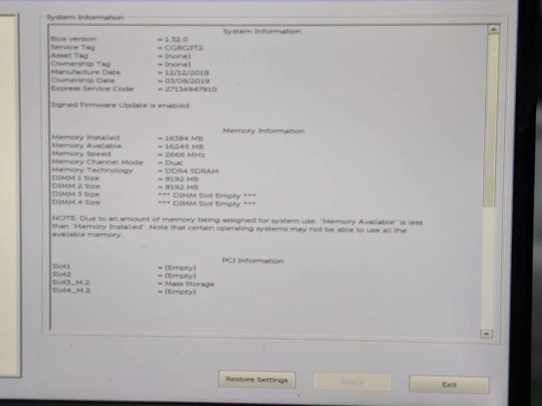 DELL OptiPlex7060　i7-8700　メモリ16GB