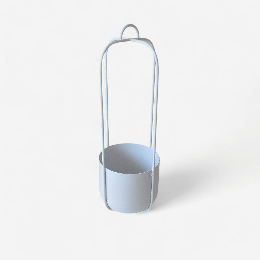 Hubsch(ヒュプシュ) ロータスハンギングポット　ホワイト