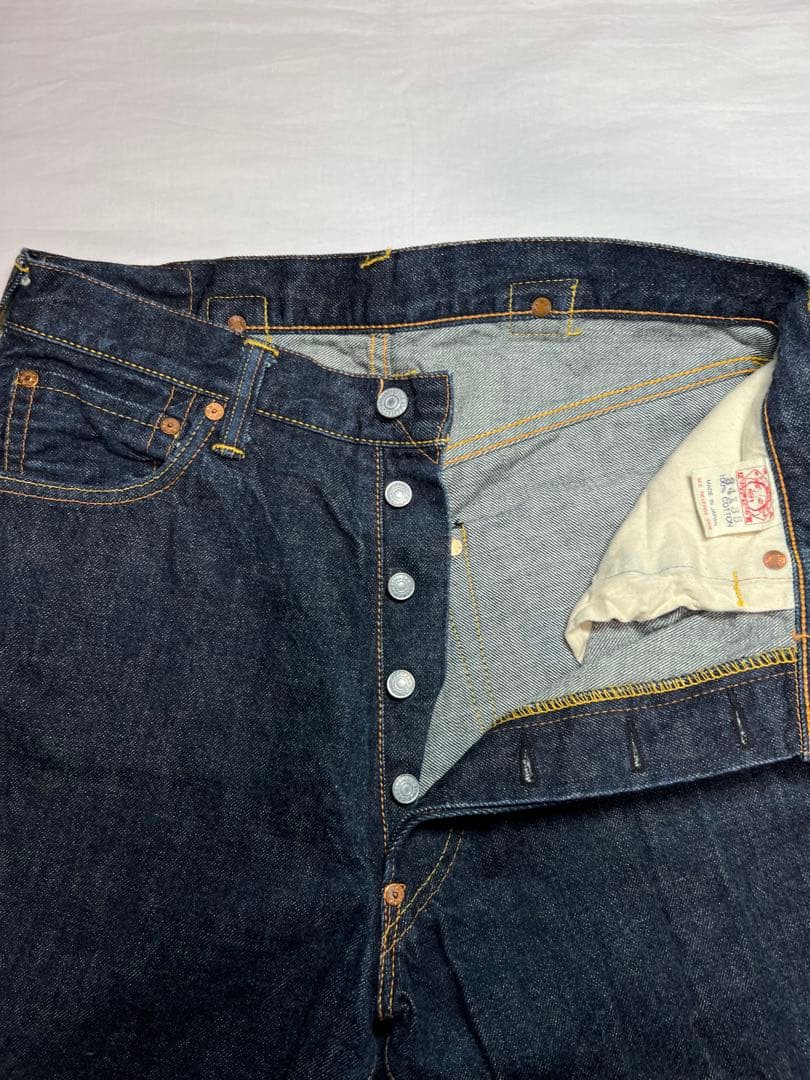 EVISU No.2 2004 34×35 白カモメ 虎耳 シンチバック 尾錠