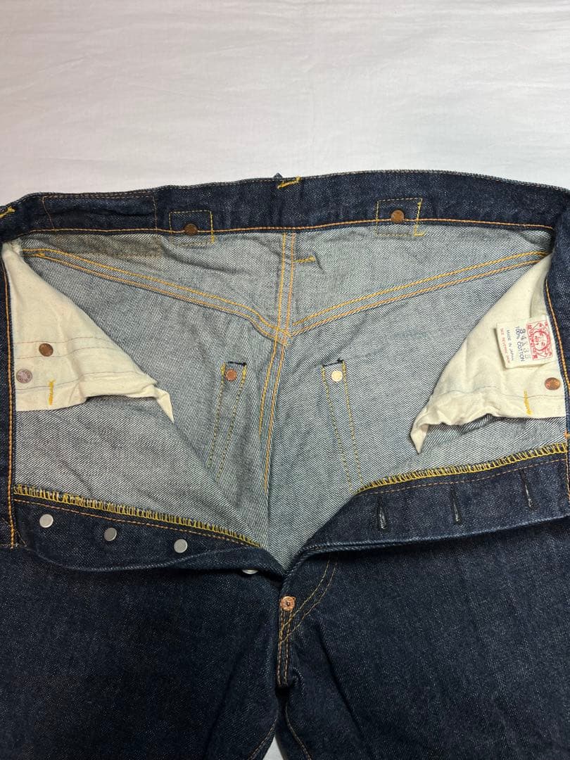 EVISU No.2 2004 34×35 白カモメ 虎耳 シンチバック 尾錠