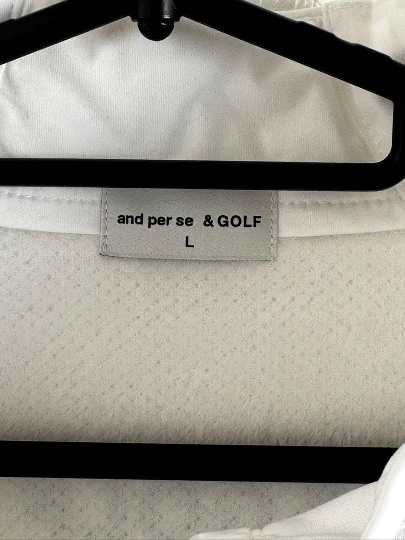 and per se &GOLF エアロ2レイヤー ベスト（メンズ）