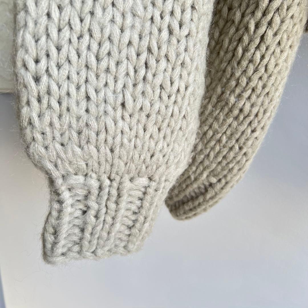 Whim Gazette オーバーサイズニットカーディガン