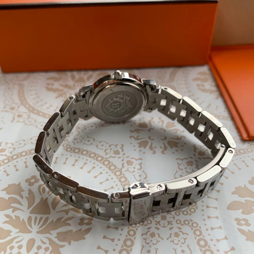 専用ページ エルメス 腕時計 クリッパー　レディース ピンクゴールド文字盤