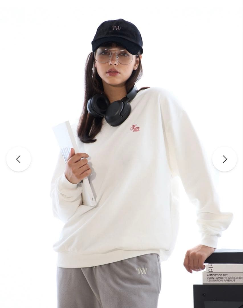TW 亘つぐみ sports club sweat スウェット