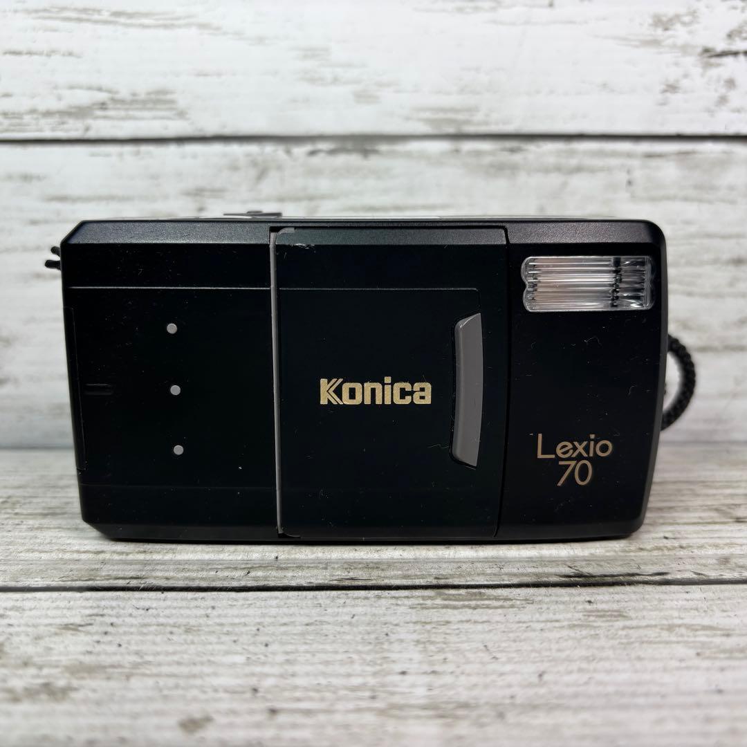 【動作良好】Konica フィルムカメラ Lexio 70 ブラック