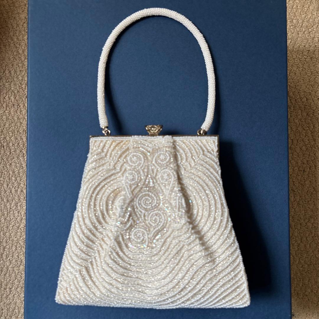 ビンテージ　はしもとのビーズバック