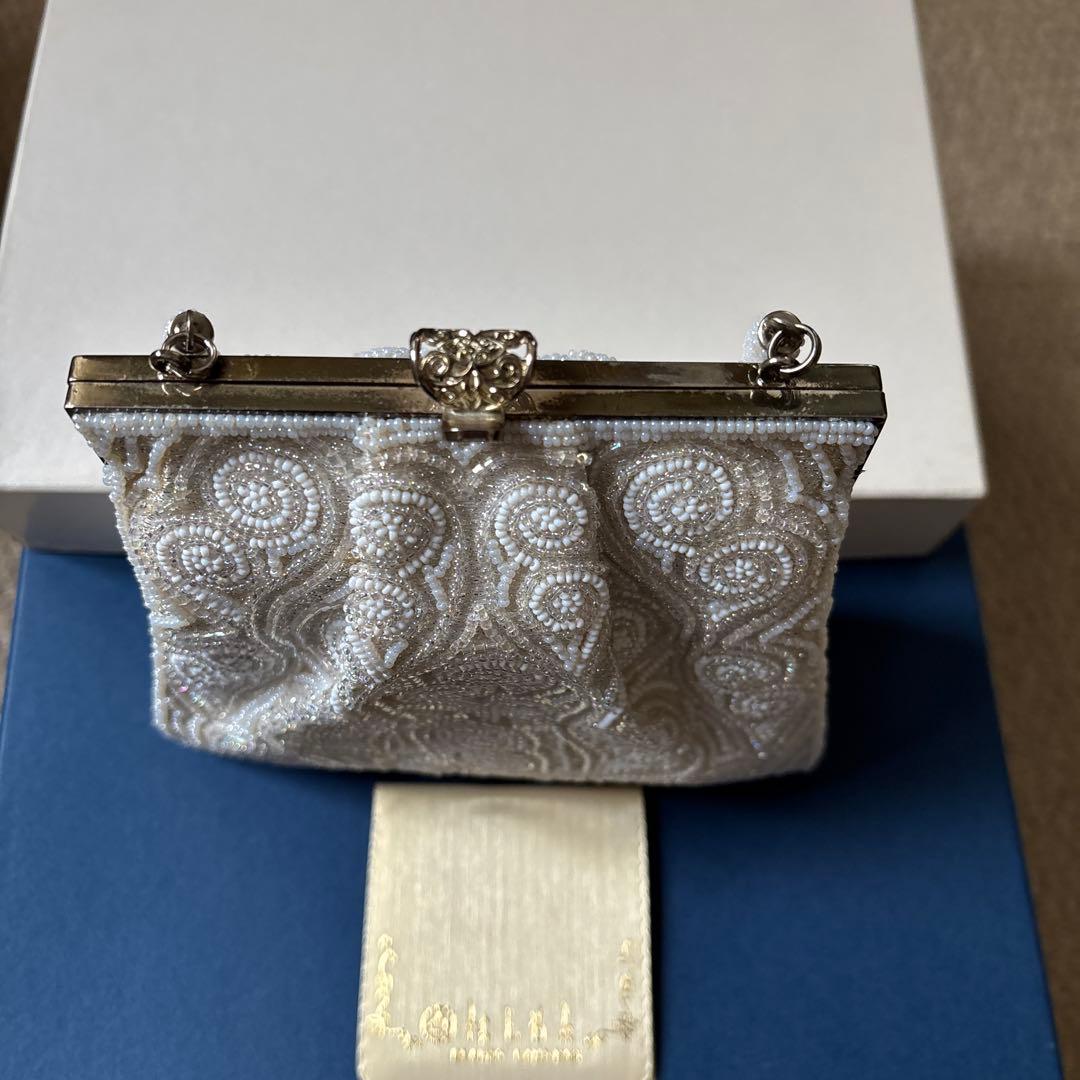 ビンテージ　はしもとのビーズバック