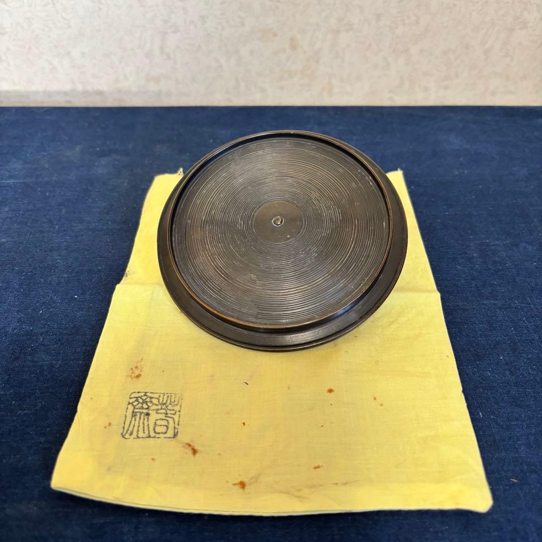 風炉 茶釜 電熱器 畠春齋造 筒釜 面取風炉 野々田電熱器 敷板 茶道具