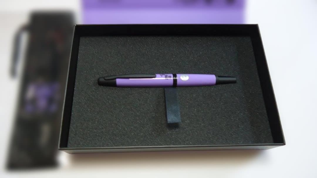 パイロット 万年筆 ANNA SUI 細字(F) 紫 ペンケース付【未使用】