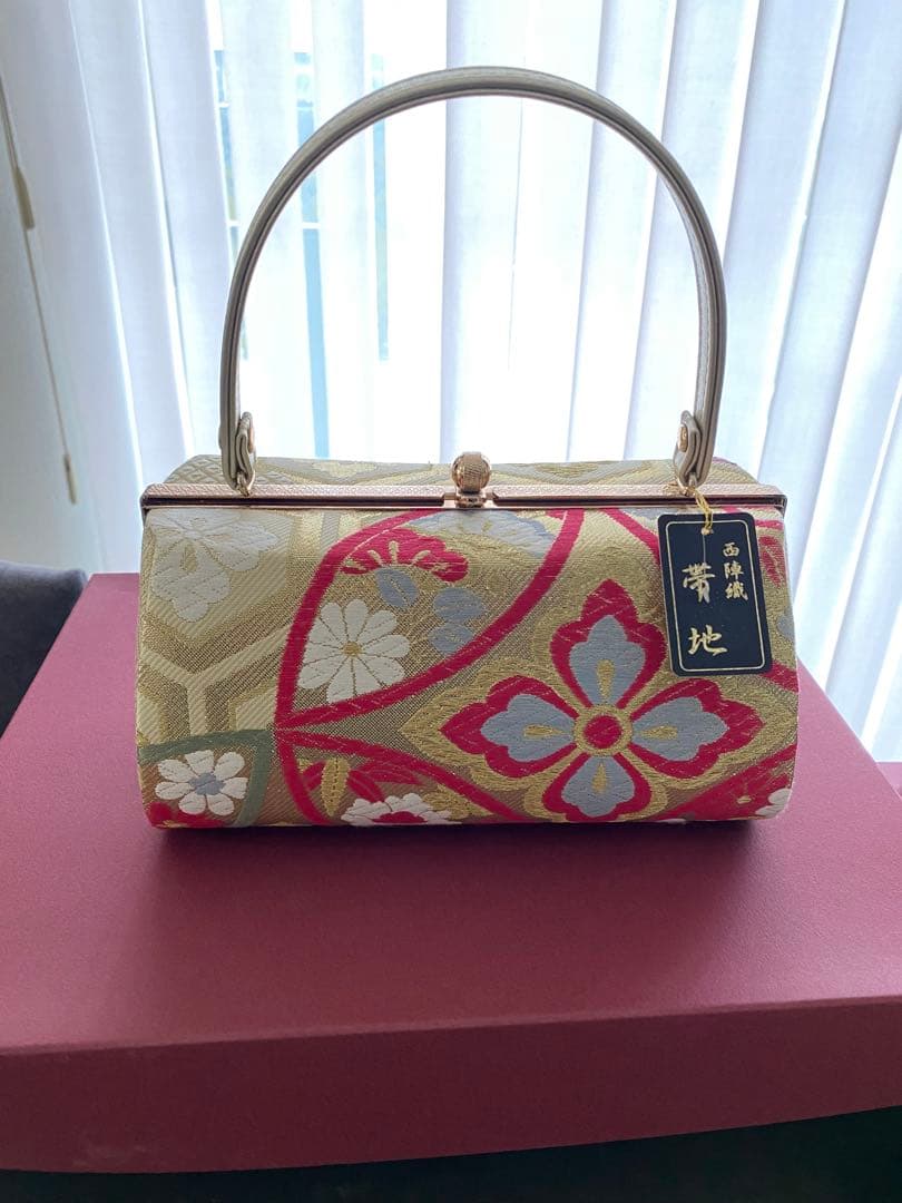 未使用 振袖用 草履バッグセット 西陣織 帯地 古典 成人式 結婚式 卒業式