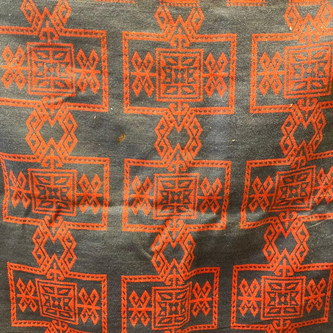 幾何学模様 ラグ トライバル カフカス地方 キリム ビンテージ ヴィンテージ