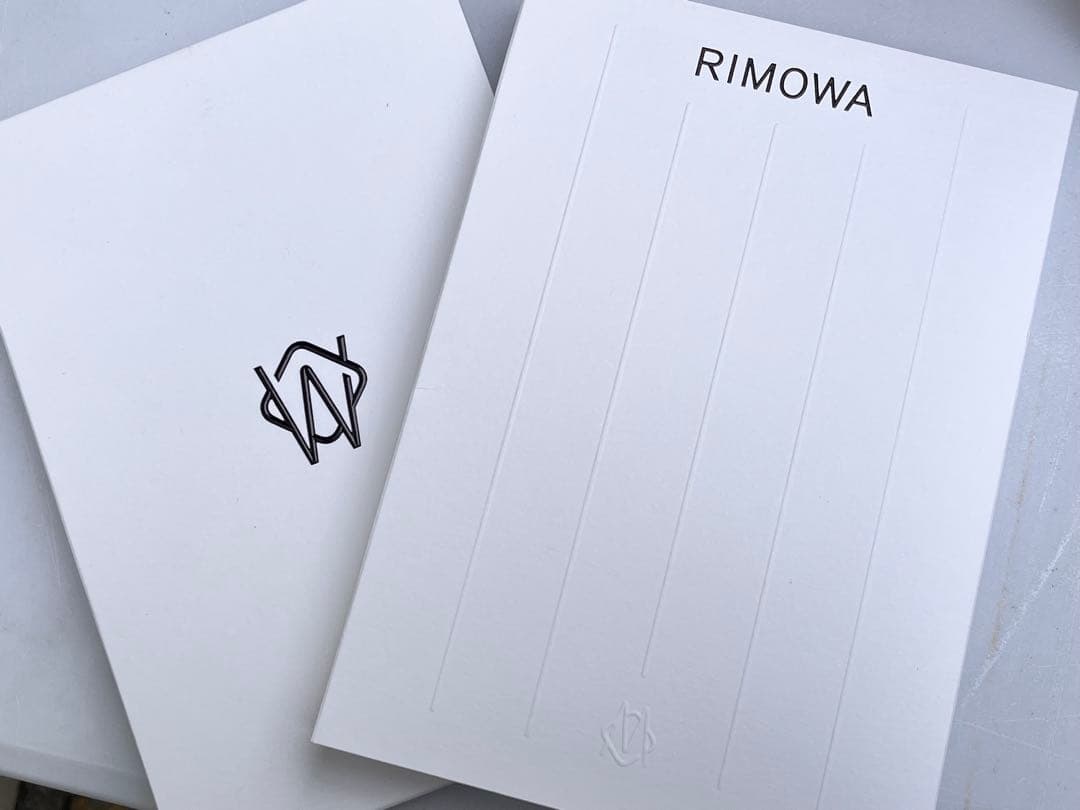 【未使用】RIMOWA リモワ レザー ラゲージタグ ネームタグ