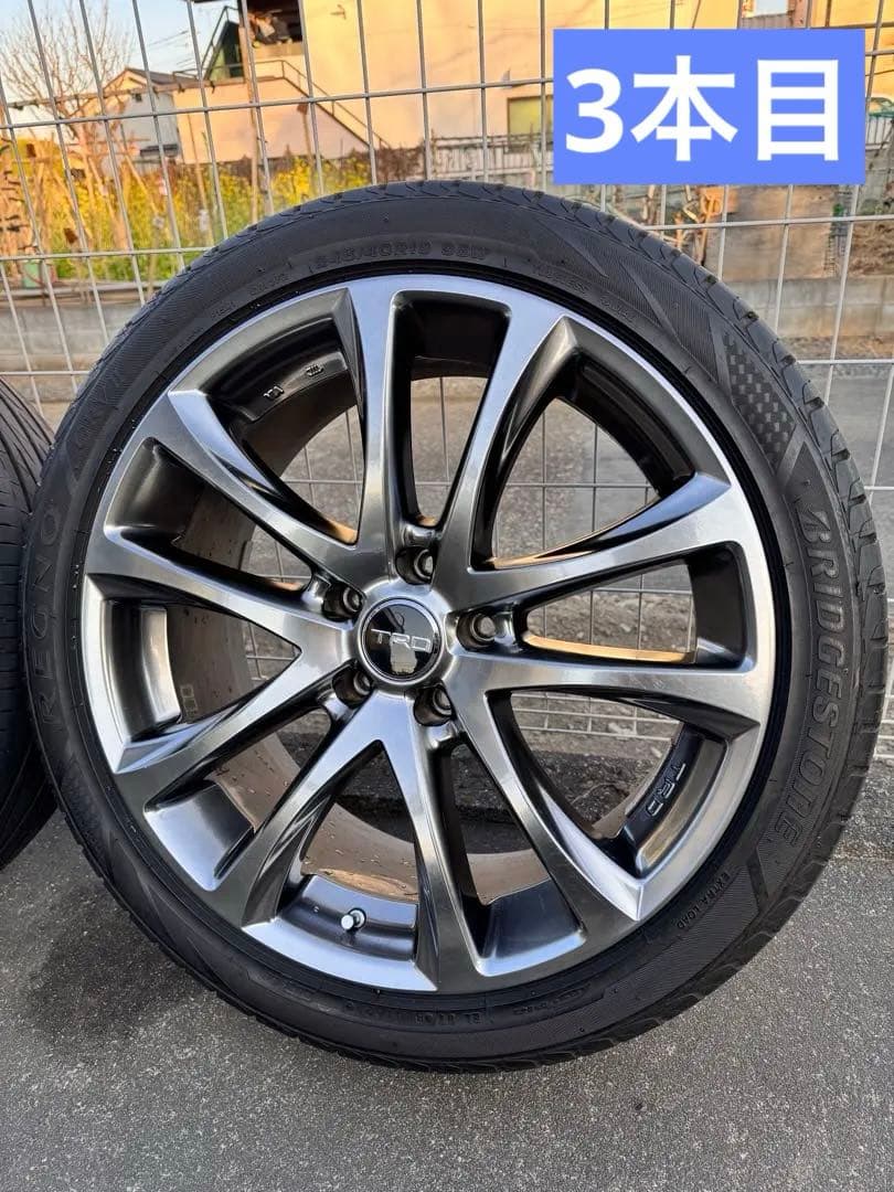 TRD TF5 19インチ Bridgestone REGNO サマータイヤ付き