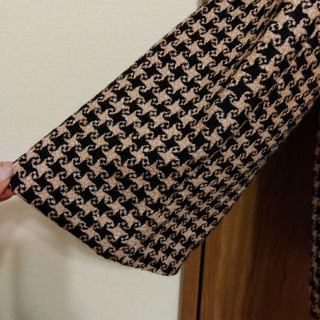 yuna_&です　　コート　ショート丈　ピンク