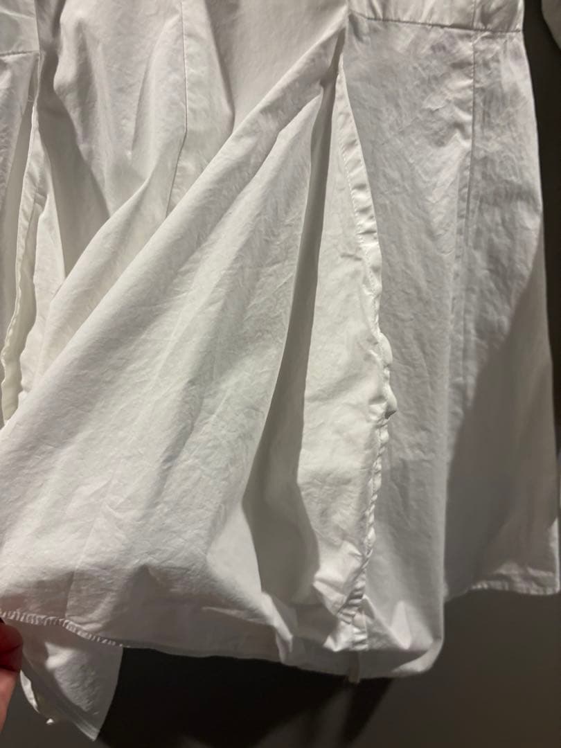 エンフォルド　ホワイト バルーンスリーブ シャツ