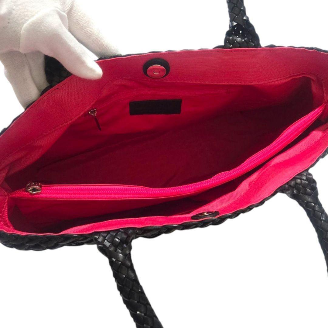 【新品】yoshie inaba 　かごバッグ　トート　ブラック　イタリア製