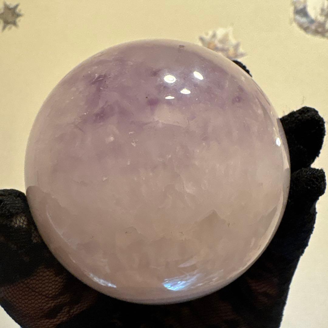 高品質 BIGサイズ♡アメジスト♡アゲート共生スフィアNo.2581