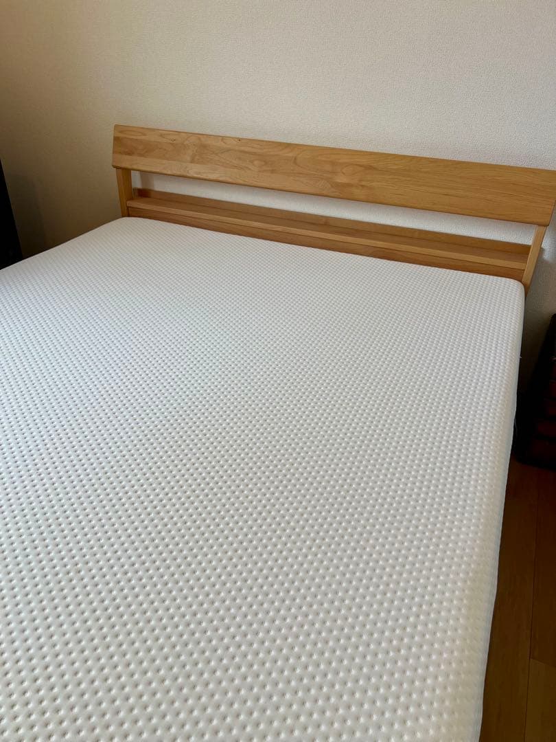 直接引き取りのみ　ダブルベッド&エマスリープダブルマットレスのセット　岡山・倉敷