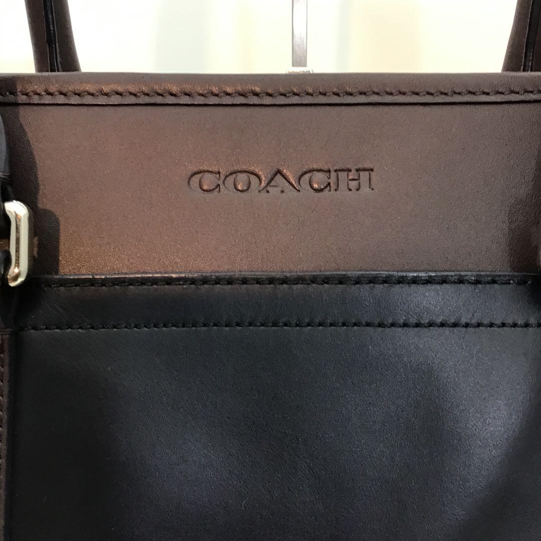 ❣️コーチCOACH❣️ 2wayトートショルダーバック　F71562 黒と茶色