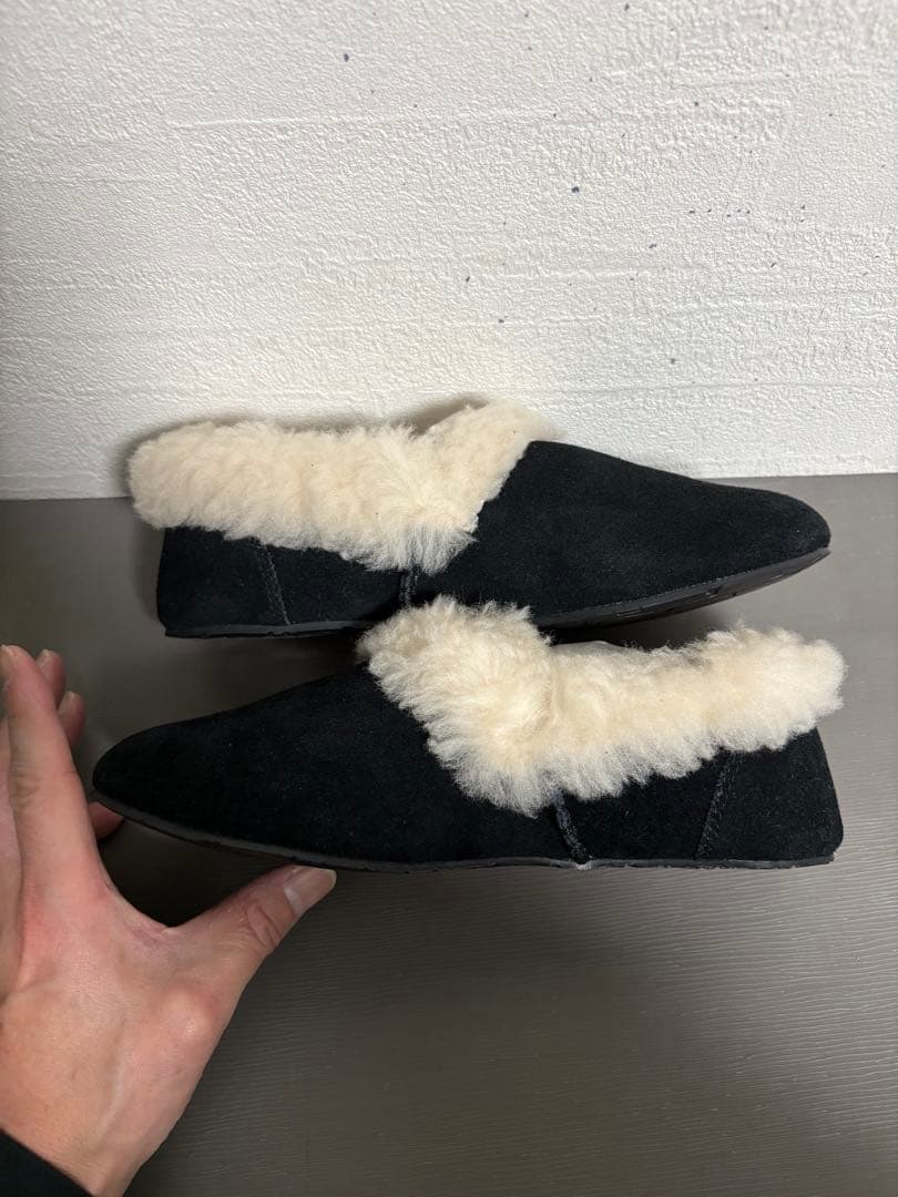 #アグ UGG KENDYL フラットシューズ ブラック 24cm 新古品