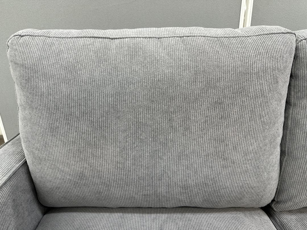 2人掛けソファ　ロータイプソファ可能　グレー