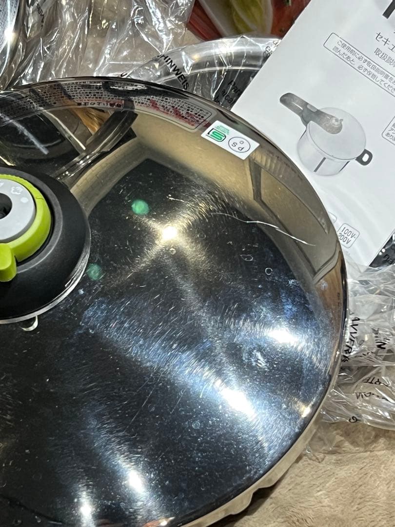 T-fal 片手式圧力鍋 ステンレス製 6Ｌ